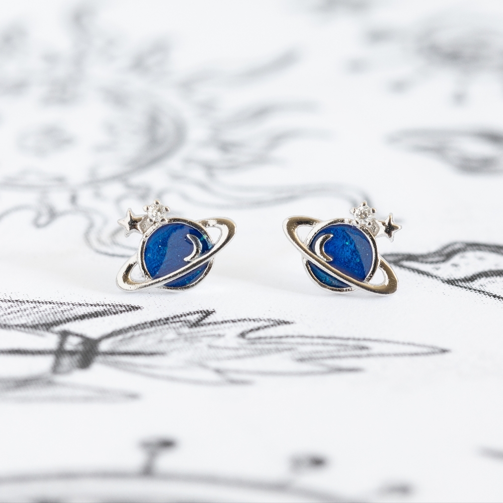 Blue Planet Earrings (S925)